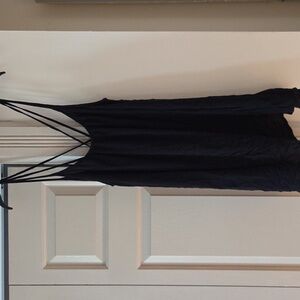 Roxy Black Strappy Swimsuit Cover-up